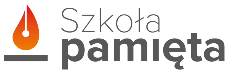 logotyp z napisem szkoła pamięta